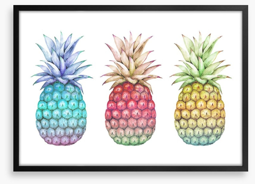 Three pineapples more