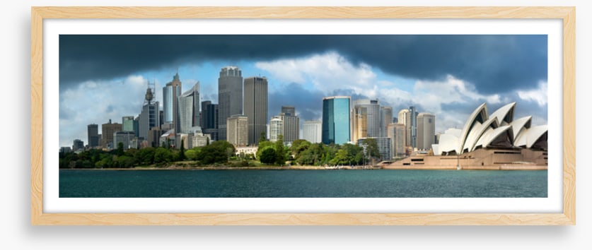 Stormy Sydney panorama