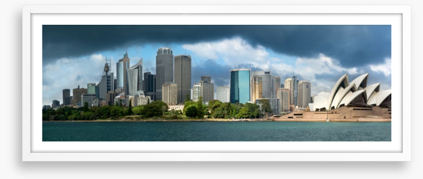 Stormy Sydney panorama