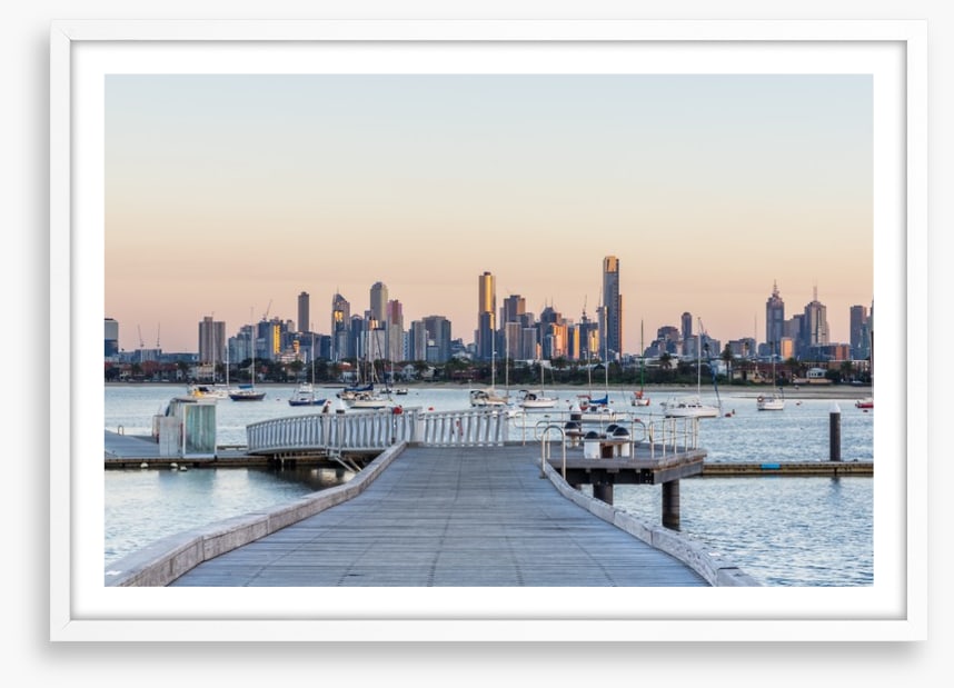 The city from St Kilda