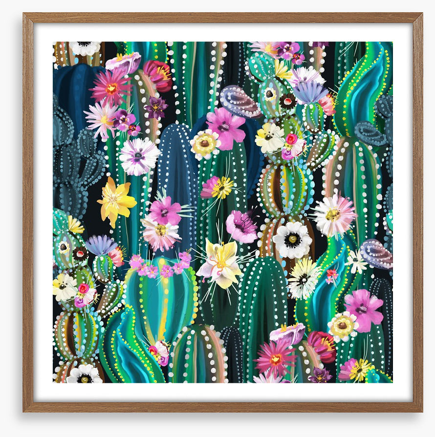 Blooming cactus