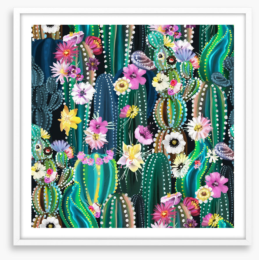 Blooming cactus