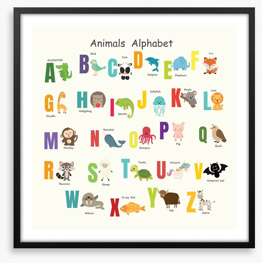 Animals alphabet