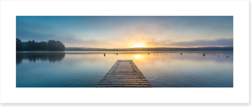 Dawning dock panorama