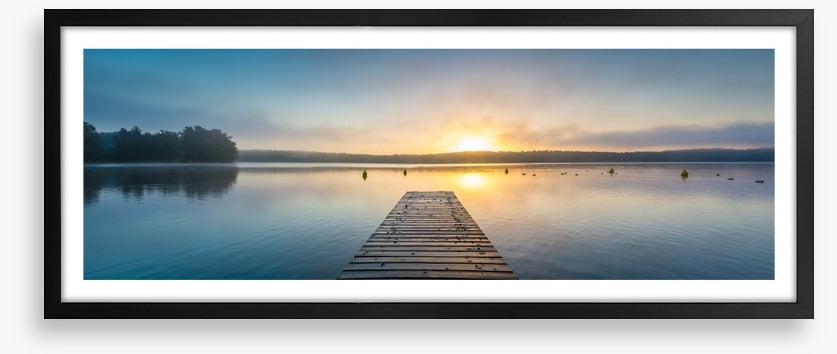 Dawning dock panorama