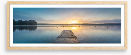 Dawning dock panorama