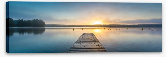 Dawning dock panorama