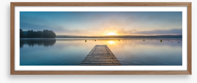 Dawning dock panorama