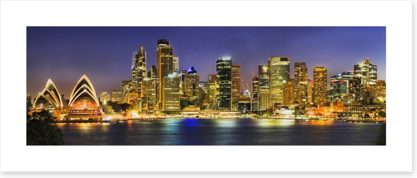 Sydney lights panorama