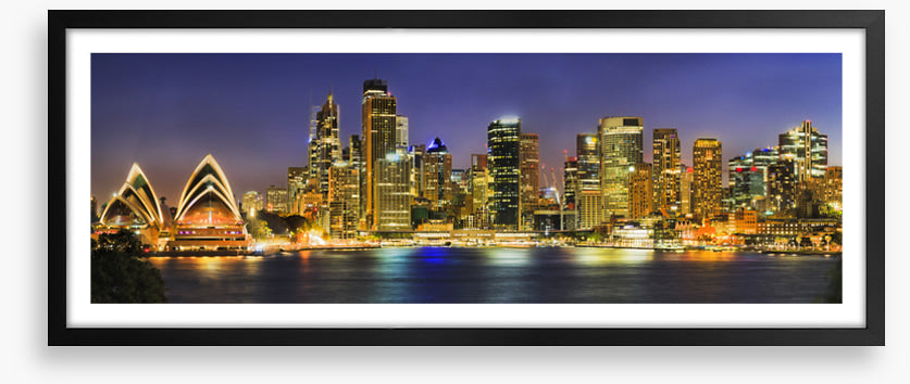 Sydney lights panorama