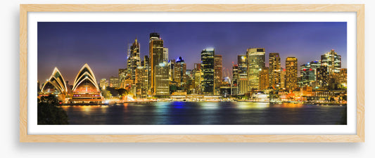 Sydney lights panorama