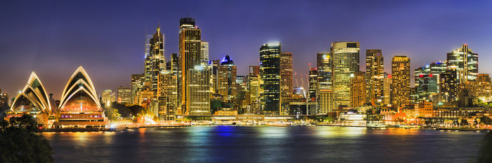 Sydney lights panorama