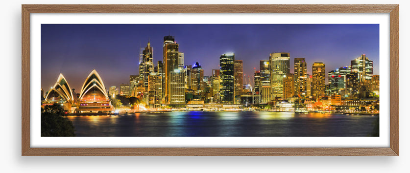 Sydney lights panorama