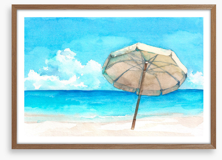 Blue bay umbrella