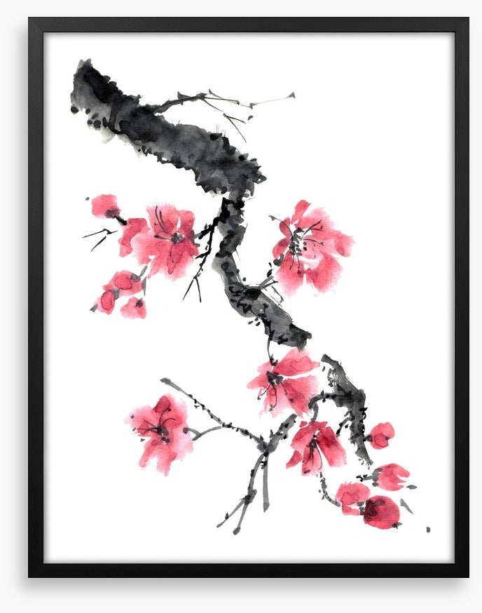 Apple blossom branch