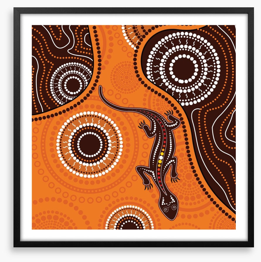 Red earth reptile