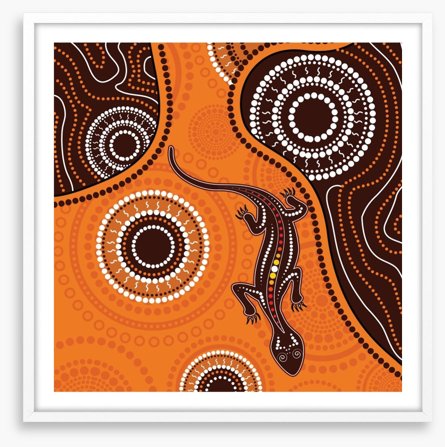 Red earth reptile
