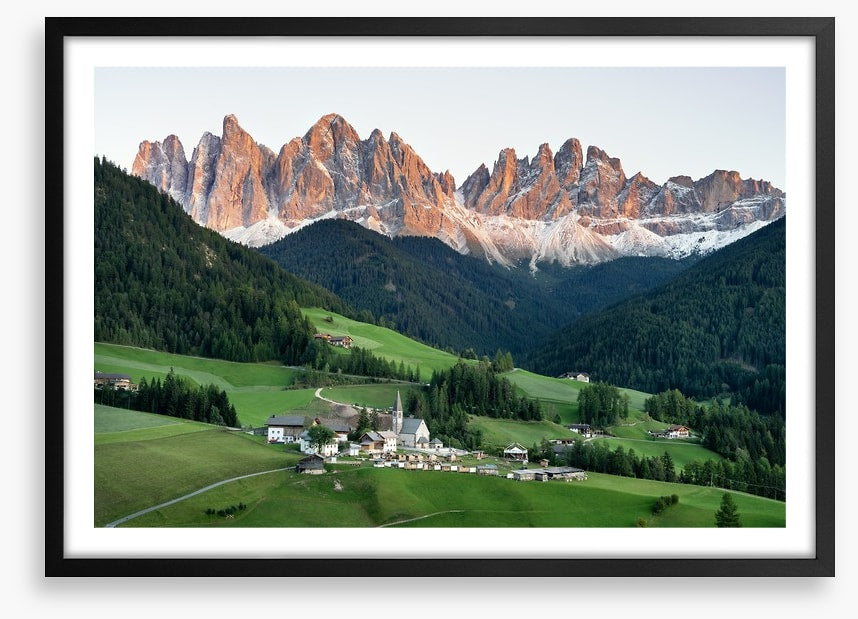 Village in the valley