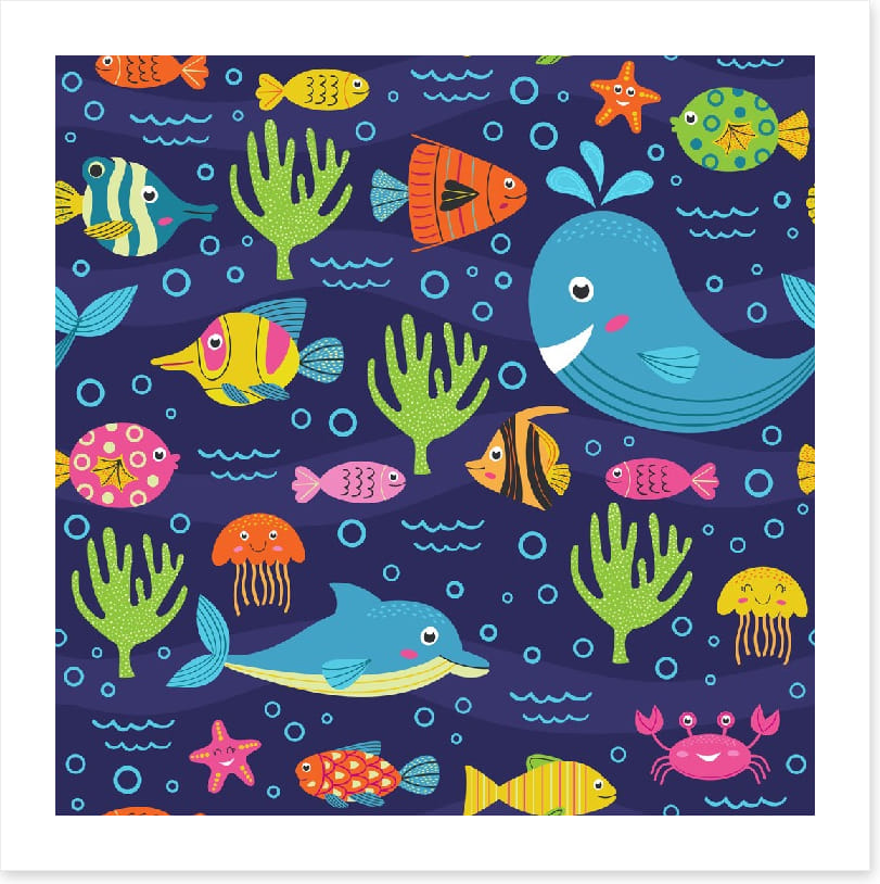 Whale and friends