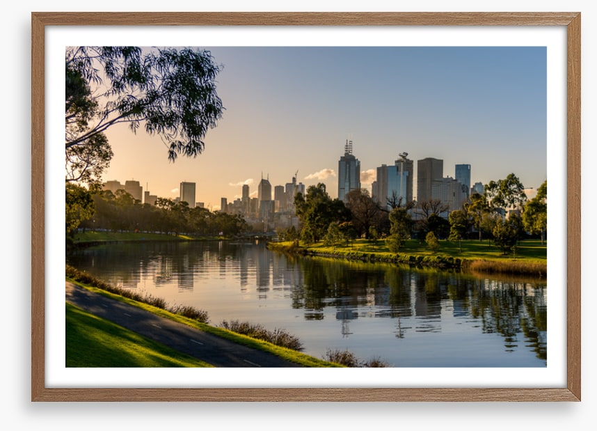 Across from Melbourne