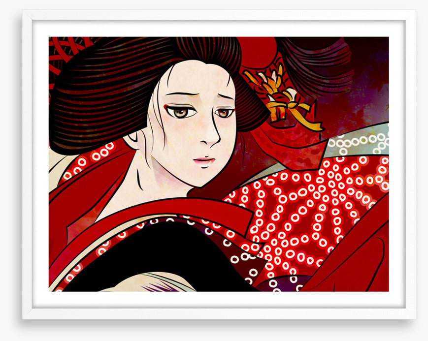 Hiiro furisode