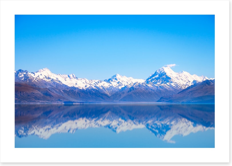Lake Pukaki peaks