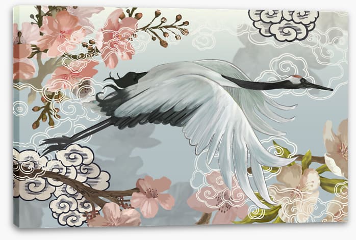 Sakura cloud crane