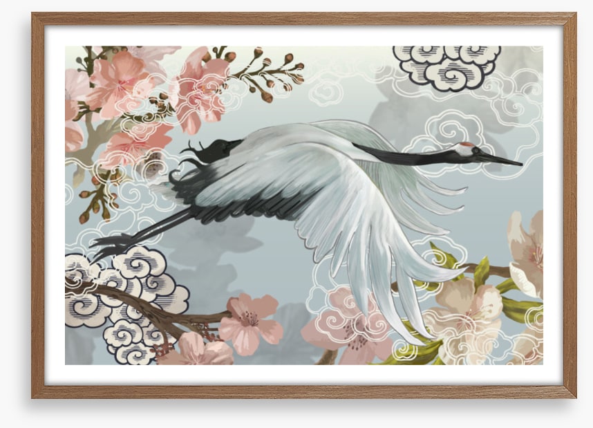 Sakura cloud crane
