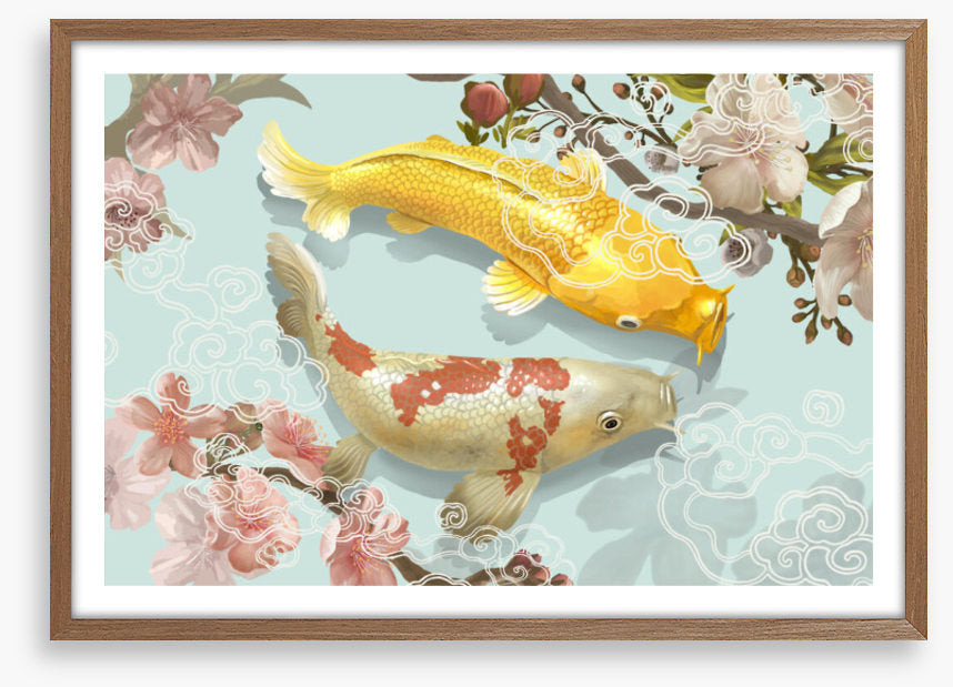 Blossom pool koi