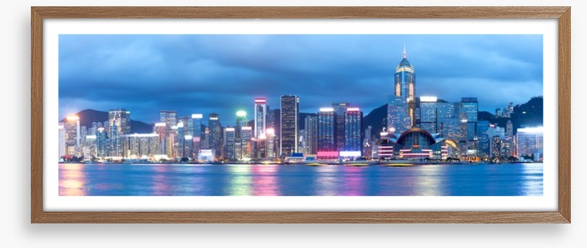 Skyline shimmer panorama