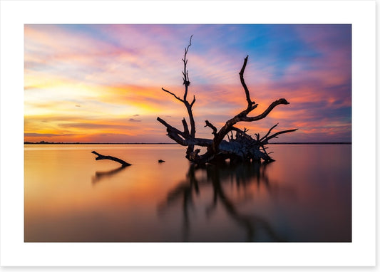 Lake Bonney silhouettes