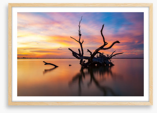 Lake Bonney silhouettes