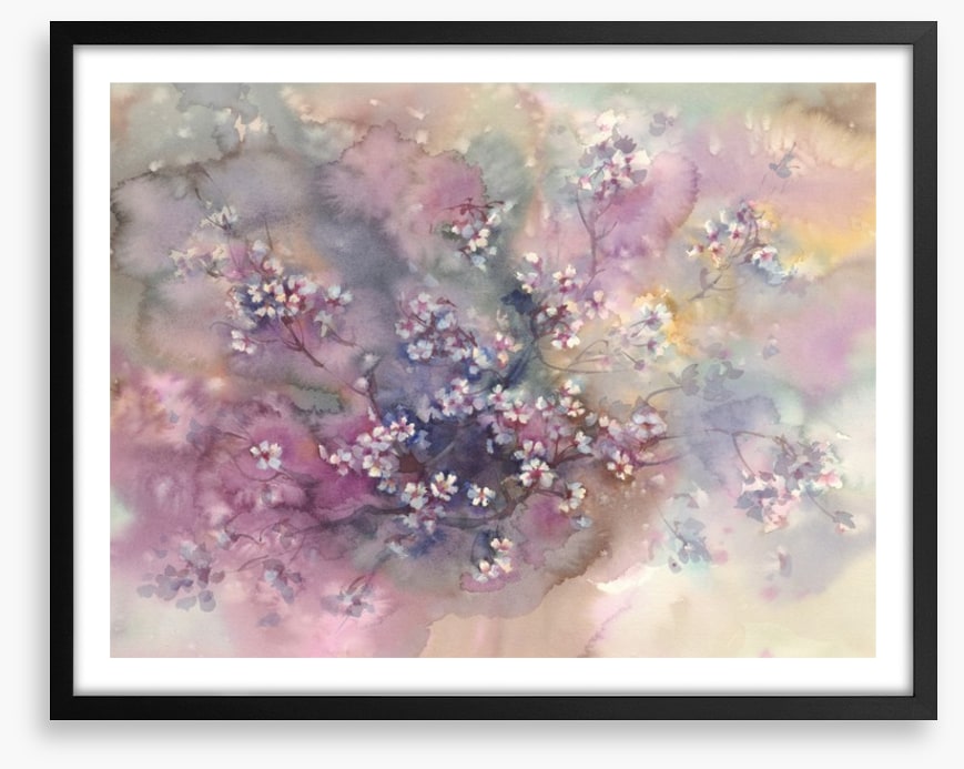 Sakura aquarelle