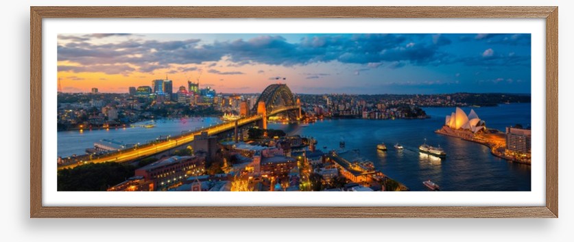 Sydney glow panorama