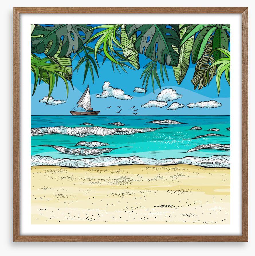 Watching the sailboat