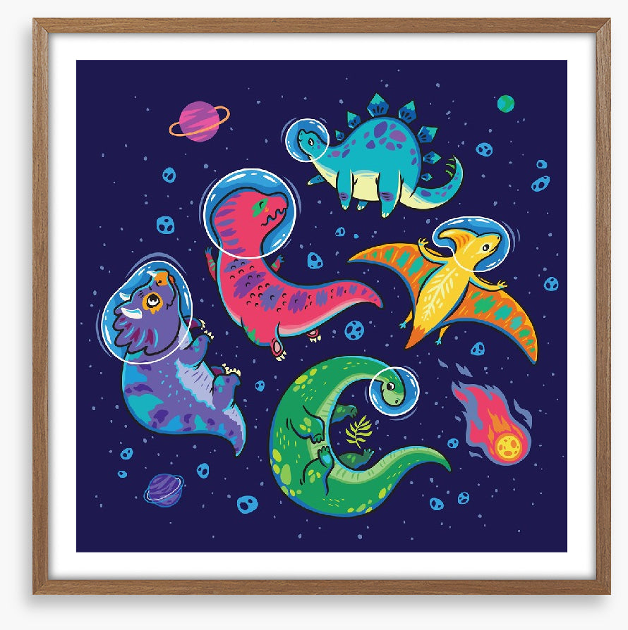Dinosaurs in space
