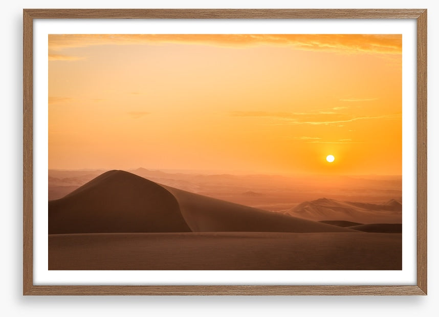 A very sandy sunset