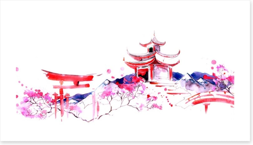 The pink pagoda