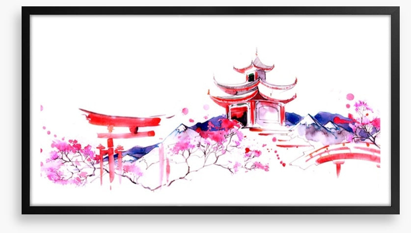 The pink pagoda