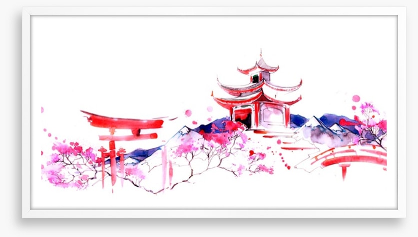 The pink pagoda