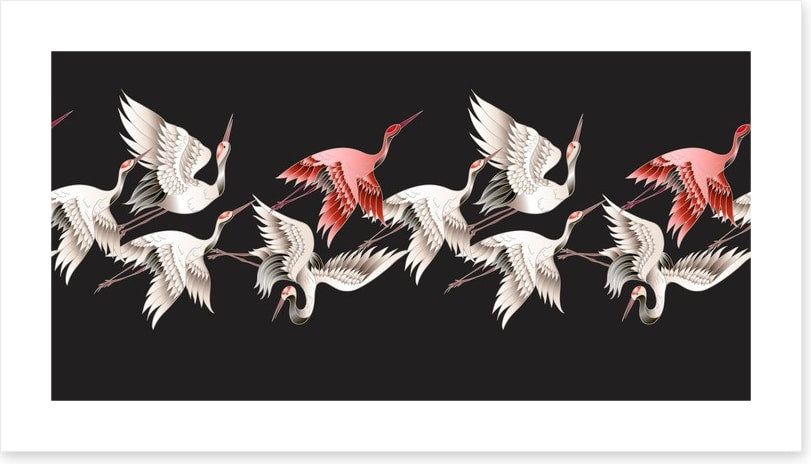 Once in a red crane