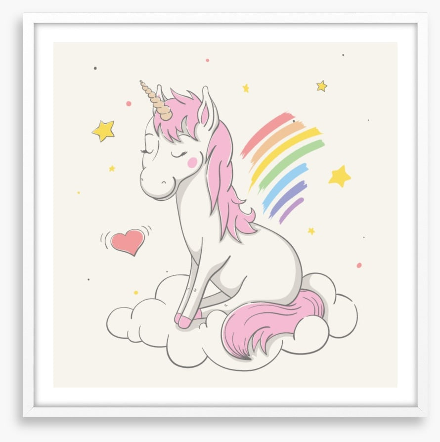 Unicorn makes rainbows