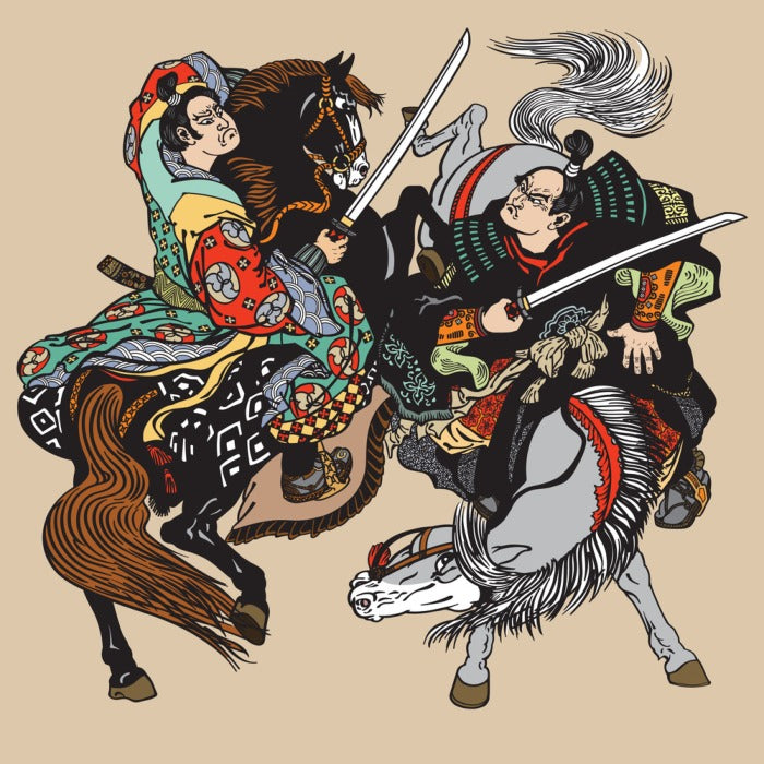 Horseback samurai