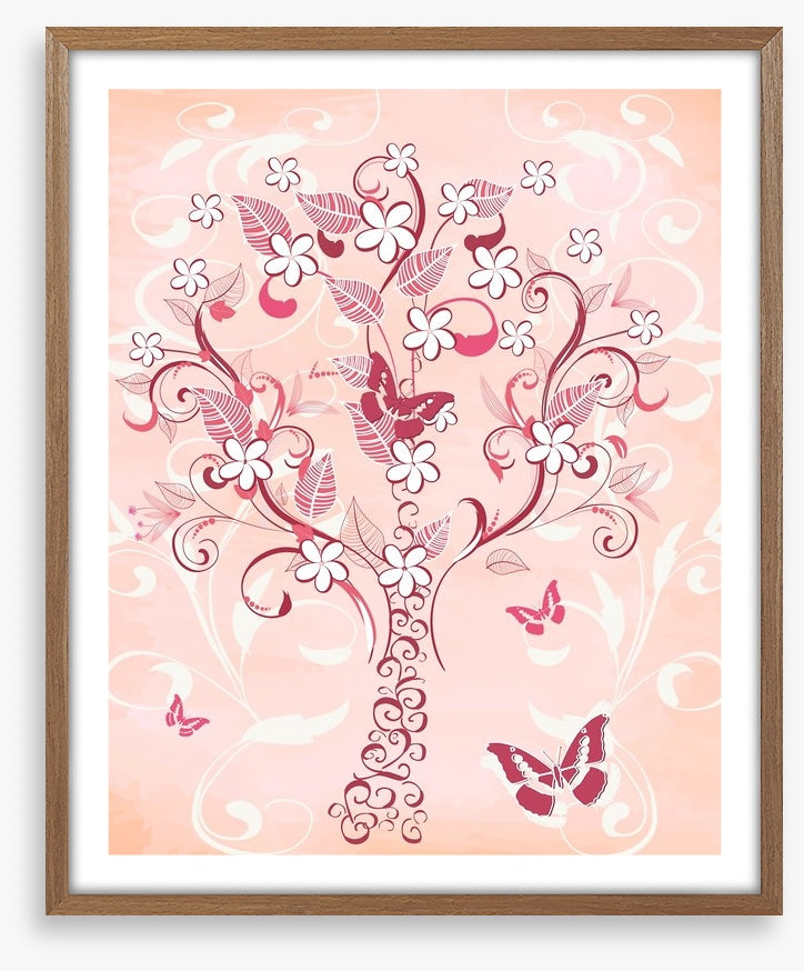 Butterfly blossom tree