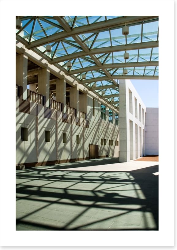 Parliament House shadows
