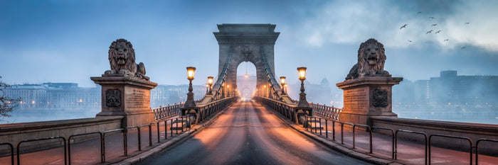 Chain Bridge panorama