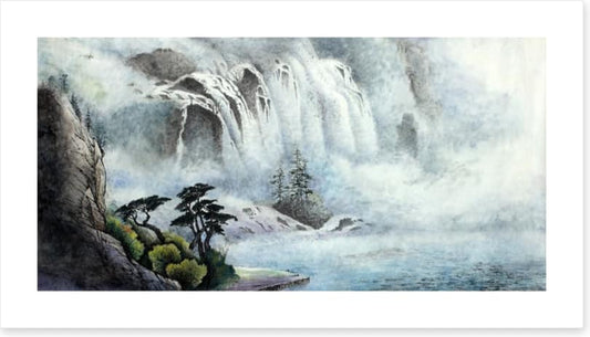 Mist over the waterfall