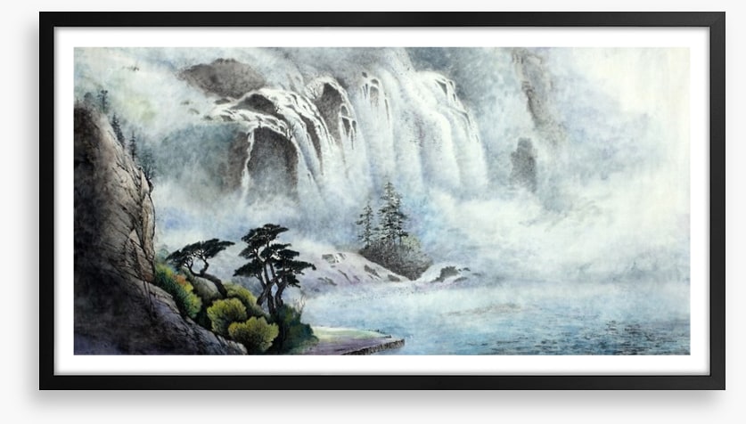 Mist over the waterfall