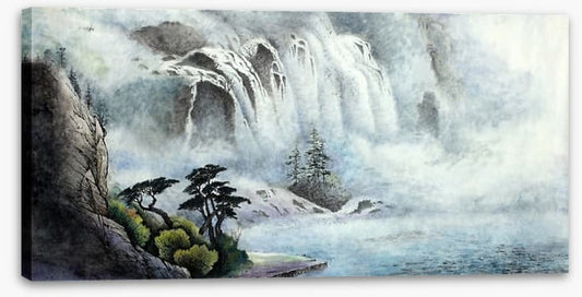 Mist over the waterfall