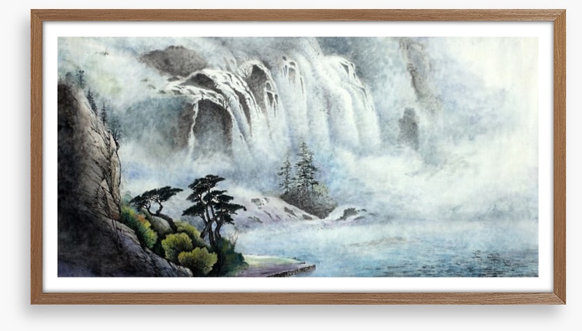 Mist over the waterfall
